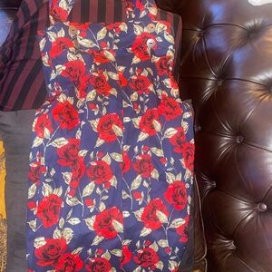 NWT British Retro brand suspender skirt size 6,